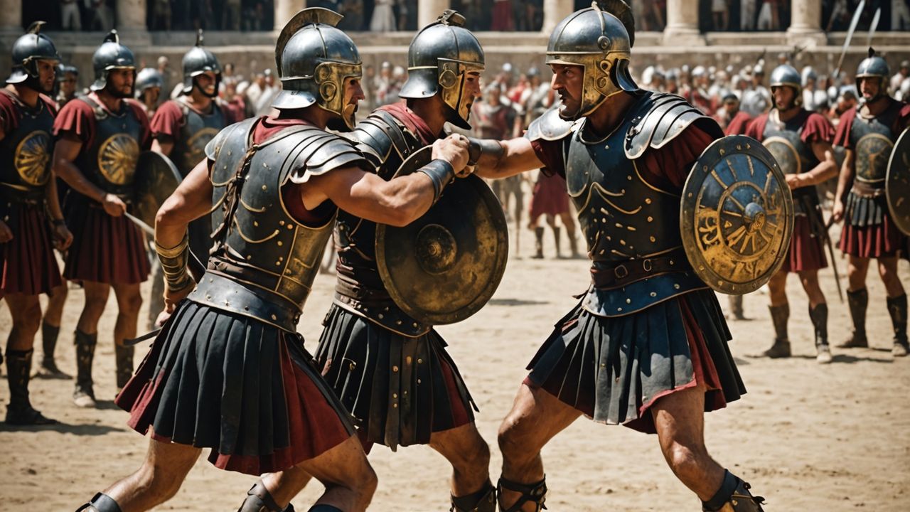 Le Scuole Imperiali di Gladiatori: Professionisti del Combattimento Gladiatori: Eroi di Solidarietà e Sopravvivenza