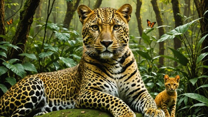 Strategie di Conservazione per il Leopardo e il Chat Doré Leopardi e gatti dorati: custodi delle foreste africane