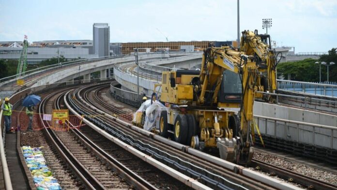 source:CNANews - Ripristino treni Tanah Merah-Tampines: lavori al 40%