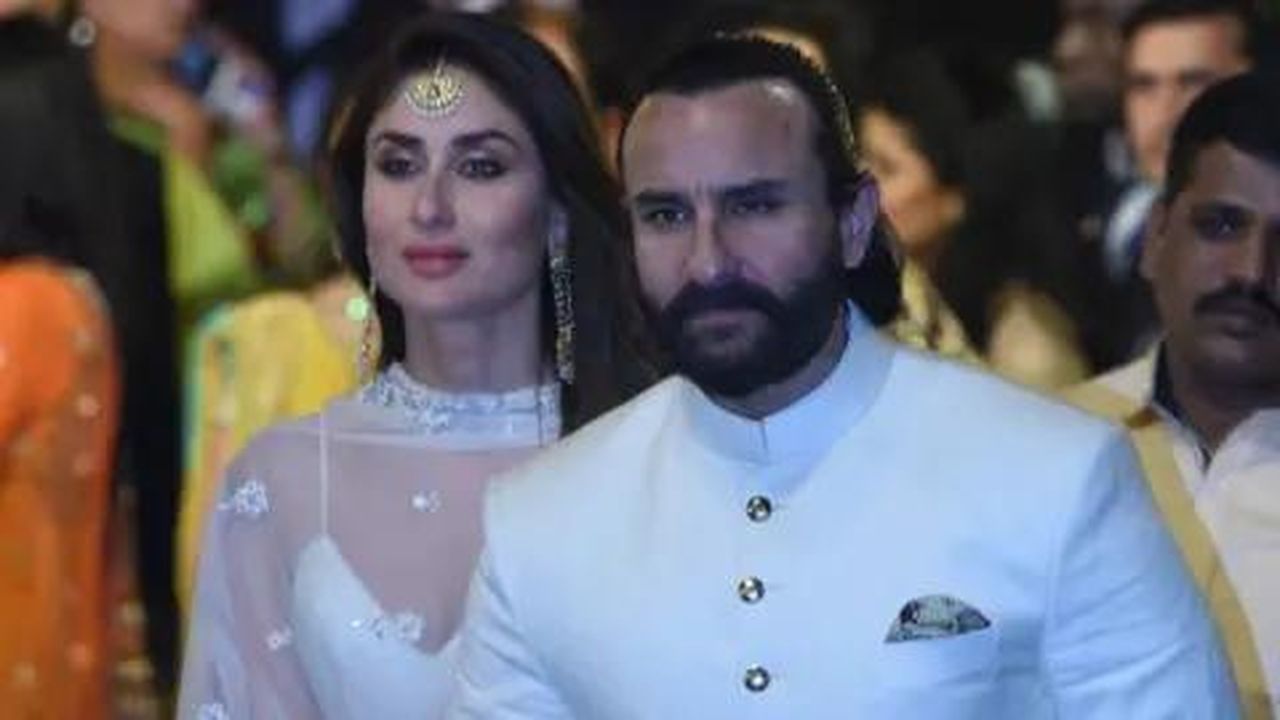 source:BBC World News - Chi è Saif Ali Khan? - Saif Ali Khan e Kareena Kapoor Khan durante un evento.