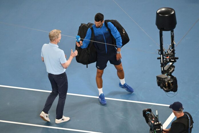 source:Independent - Djokovic boicotta l'intervista post-partita all'Australian Open per commenti offensivi