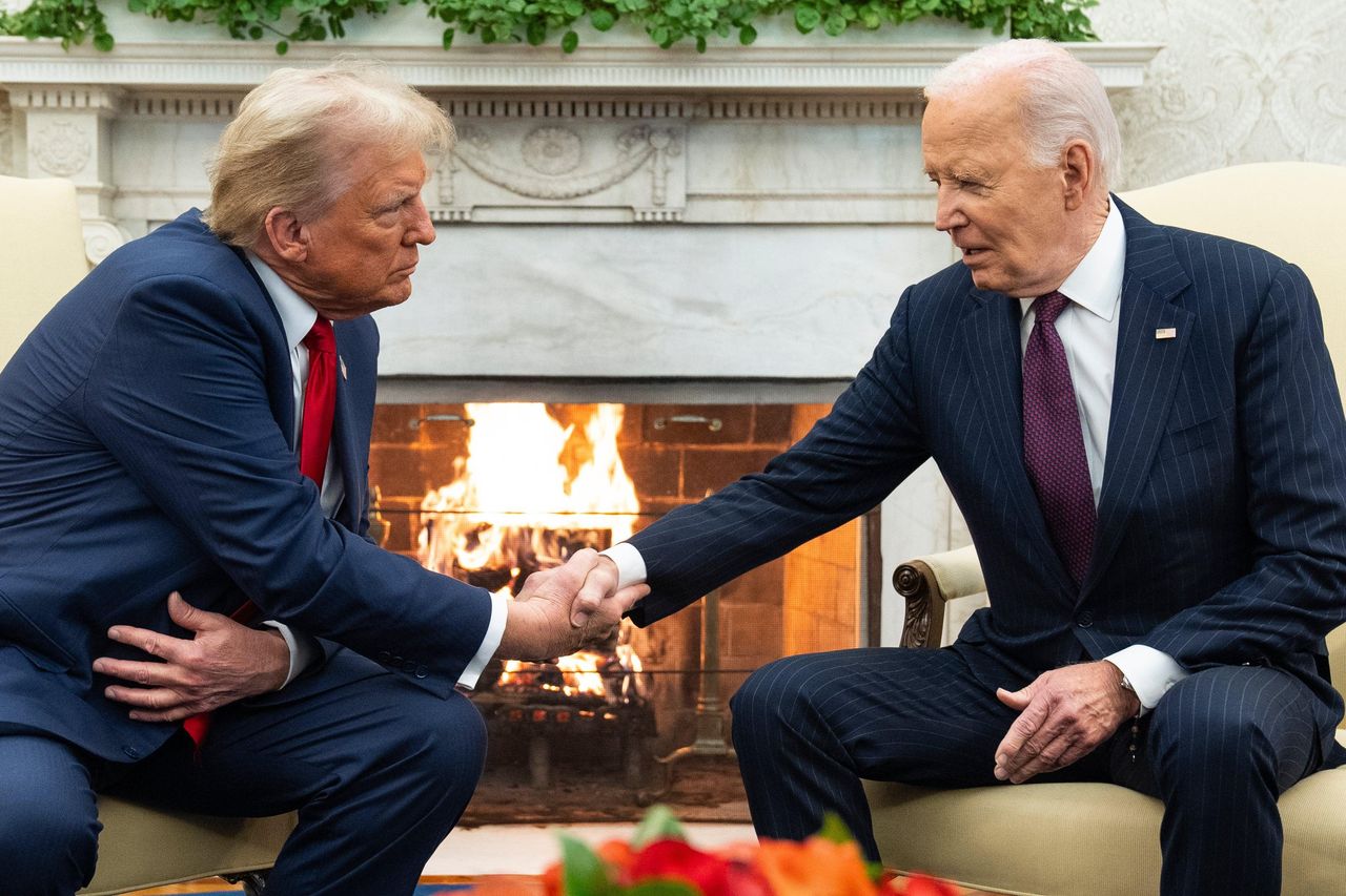 source:Independent - Incontro privato con Trump - Donald Trump incontra Joe Biden al White House