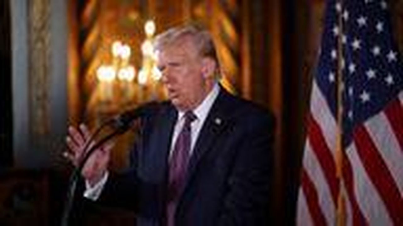 source:SkyNews - Le affermazioni di Trump su NATO e sicurezza nazionale - Donald Trump parla a Mar-a-Lago