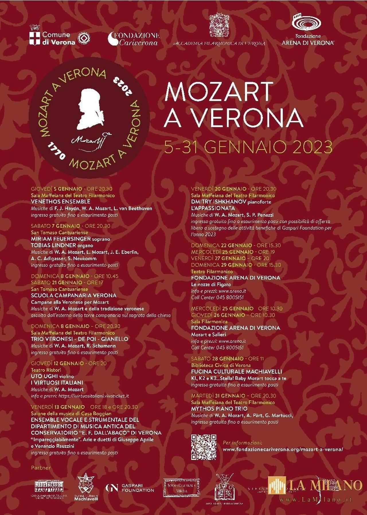 source:lamilano - Le novità - Verona: al via il Festival Mozart